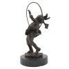 AMERICAN BRONZE FIGURE OF GIRL BY GARY SCHILDT PIC-6