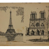 MID CENT COASTERS WITH EUROPEAN CITYSCAPE PRINTS PIC-3