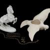 PAIR OF AUSTRIAN PORCELAIN FIGURAL DECOR WARES PIC-0