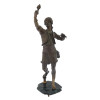 FRENCH BRONZE MAN FIGURE IN MANNER OF GUILLEMIN PIC-0