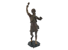 FRENCH BRONZE MAN FIGURE IN MANNER OF GUILLEMIN