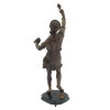 FRENCH BRONZE MAN FIGURE IN MANNER OF GUILLEMIN PIC-3