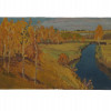 RUSSIAN OIL PAINTING, STUDY OF ISAAC LEVITAN PIC-0