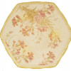 JAPANESE HAND PAINTED YELLOW PINK PORCELAIN STOOL PIC-4