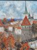 RUSSIAN PAINTING TOOMPEA TALLIN VIEW BY UMANSKI PIC-1