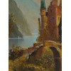 1975 CASTLE LANDSCAPE OIL PAINTING SIGNED KOVACS PIC-3