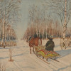 RUSSIAN WINTER LANDSCAPE AFTER ANDREI EGOROV PIC-1