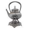 MID CENT MERIDEN SILVER PLATED TEAPOT WITH HEATER PIC-1