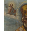 ANTIQUE 19TH CENT RUSSIAN ICON OF SAINT NICHOLAS PIC-2