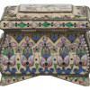 RUSSIAN SILVER GILT CLOISONNE ENAMEL CASKET BOX PIC-4