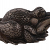 RUSSIAN SILVER PAPERWEIGHT FROG FIGURINE PIC-3