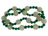 NEPHRITE AND CARVED JADE BEADED NECKLACE PIC-1