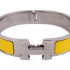 HERMES CLIQUE H YELLOW PALLADIUM PLATED BRACELET PIC-0