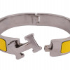 HERMES CLIQUE H YELLOW PALLADIUM PLATED BRACELET PIC-2