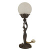 VINTAGE ART DECO STYLE FIGURAL TABLE LAMP PIC-2