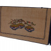 MID CENTURY HAND EMBROIDERED CHINESE STYLE CLUTCH PIC-0