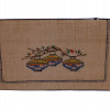 MID CENTURY HAND EMBROIDERED CHINESE STYLE CLUTCH PIC-1
