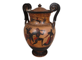 19TH C GRAND TOUR MUSEUM REPRODUCTION GREEK VASE