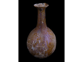 SMALL ARCHAEOLOGICAL ROMAN GLASS PERFUME BOTTLE