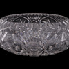 VINTAGE CUT CRYSTAL GLASS CENTERPIECE SALAD BOWL PIC-0