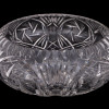 VINTAGE CUT CRYSTAL GLASS CENTERPIECE SALAD BOWL PIC-2