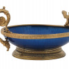 RUSSIAN NEOCLASSICAL GILT SILVER AND ENAMEL BOWL PIC-1