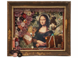 COLLAGE WITH MONA LISA BY SERGEY PARADJANOV