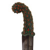 ANTIQUE INDO PERSIAN DAGGER WITH JADE HANDLE PIC-2