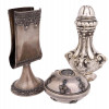 JUDAICA SILVER TABLEWARE ITEMS 3 PIECES, C. 1930S PIC-0