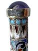 JUDAICA RUSSIAN GILT SILVER ENAMEL TORAH POINTER PIC-3