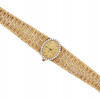 MERANO 14K GOLD DIAMONDS AND SAPPHIRE WRIST WATCH PIC-0