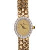 BAUME ET MERCIER 14K GOLD AND DIAMOND WRIST WATCH PIC-2