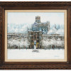 VIEW OF US MILITARY ACADEMY OIL PAINTING BY COLIN PIC-0