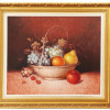 FRUIT BASKET STILL LIFE PAINTING BY DIANA LEE PIC-0