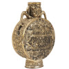 CHINESE VASE WITH EMBOSSED RELIEF AND CABOCHONS PIC-1