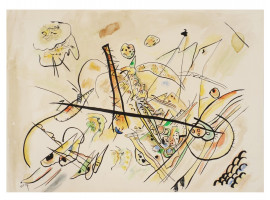 RUSSIAN ABSTRACT PAINTING BY WASSILY KANDINSKY