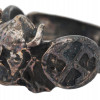 NAZI GERMAN WAFFEN SS SILVER WIKING DIVISION RING PIC-1