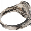 A NAZI GERMAN WWII SS TOTENKOPF DIVISION SILVER RING PIC-2