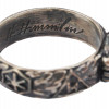 A NAZI GERMAN WWII WAFFEN SS SILVER HONOUR RING PIC-5