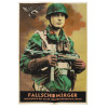 WWII NAZI GERMAN PROPAGANDA POSTER OF PARATROOPER PIC-0