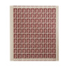 NAZI GERMAN FULL STAMP SHEET WITH ADOLF HITLER PIC-0