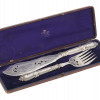 WWII GERMAN HERMANN GOERING FISH CUTLERY SET IOB PIC-0