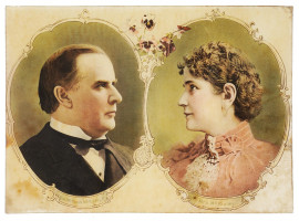 ANTIQUE PRESIDENT MCKINLEY WEDDING PHOTO PRINT