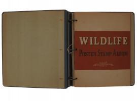 1939 NWF AMERICAN WILDLIFE POSTER STAMP ALBUM