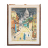 MID CENTURY COLOR LITHOGRAPH BY LUDWIG BEMELMANS PIC-0