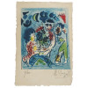 RUSSIAN FRENCH COLOR LITHOGRAPH BY MARC CHAGALL PIC-0