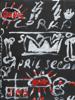 ACRYLIC PAINTING MANNER OF JEAN MICHEL BASQUIAT PIC-1