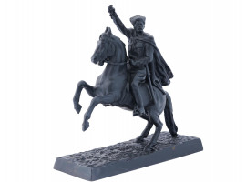 SOVIET KASLI CAST IRON STATUE OF CHAPAEV ON HORSE