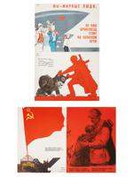 WWII COLD WAR RUSSIAN SOVIET PROPAGANDA POSTERS