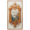 ANTIQUE FRENCH AUBUSSON GOUACHE TAPESTRY PIC-0